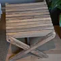 Trap Table - Dark Stained Swedish Pine Wood Side Table - 40x45x40 cm thumbnail