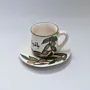 Handmade Ceramic Coffee Cup – Food-Safe with Mosaic Art Finish