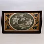Handmade Ceramic Mosaic Hanging Wall Plaque - Wooden Frame - 25x15 cm thumbnail