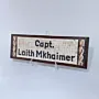 Handmade Luxury Stone Name Plaque – Custom Text – Mosaic Art Design