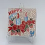 Handmade Ceramic Cup Coaster – Mosaic Art Handmade Design – 10x10 cm