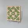 Handmade Ceramic Cup Coaster – Mosaic Art Decorative Finish – 10x10 cm