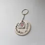 Handmade Ceramic Keychain - Mosaic Art Decorative Design - Ø5 cm thumbnail