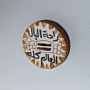 Handmade Ceramic Mosaic Magnet - Natural Clay Finish - Ø5 cm thumbnail