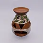Ceramic Aromatic Incense Burner with Mosaic Art Finish - 12x10x10 cm thumbnail