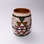 Precision Handmade Ceramic Mug – Food-Safe Decorative Mosaic Art 