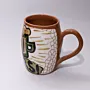 Precision Ceramic Mug - Food-Safe Mosaic Art Design - 12x10x10 cm thumbnail