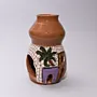 Ceramic Aromatic Incense Burner Handmade Design - 12x10x10 cm thumbnail