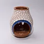 Handmade Ceramic Aroma Burner for Essential Oils – Mosaic Art Design