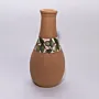 Ceramic Water Bottle - 1 Liter Capacity Handmade Design - 9x28x9 cm thumbnail