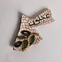 Ceramic Jordan Map Fridge Magnet - Mosaic Art Handmade Finish - 8x6 cm thumbnail