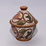 Handmade Ceramic Storage Jar for Sugar or Tea – Mosaic Art Finish