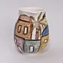 Ceramic Milk Pitcher - Food-Safe Clay Handmade Finish - 15x10x10 cm thumbnail