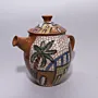 Handmade Ceramic Tea Pot – 700 ml – Jordanian Craft – Food-Safe Design
