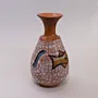 Handmade Luxury Ceramic Jar with Mosaic Art Finish – 15 cm Height