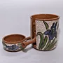 Handmade Ceramic Snack Plate Stand for Hospitality – Mosaic Art