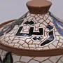 Ceramic Table Olive Oil Bottle with Mosaic Art Finish - 25x8x8 cm thumbnail