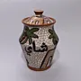 Handmade Ceramic Tea Storage Jar for Kitchen Use – Mosaic Art Finish