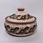 Handmade Ceramic Hospitality Serving Tray – Mosaic Art Finish – 25 cm