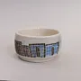 Handmade Ceramic Hosting Snack Plate with Mosaic Art Finish