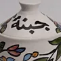 Ceramic Cheese Serving Container - Food-Safe Mosaic Art - 18x18x10 cm thumbnail