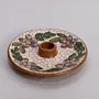 Handmade Ceramic Candle Plate – Decorative Mosaic Art Design