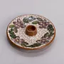 Ceramic Candle Plate - Decorative Mosaic Art Design - 12x2x12 cm thumbnail