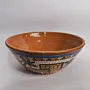 Handmade Ceramic Salad Serving Bowl – 30 cm – Food-Safe Mosaic Art