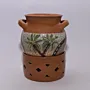 Ceramic Vase with Base - Mosaic Art Finish - Height - 15x25x15 cm thumbnail
