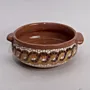 Handmade Ceramic Hospitality Serving Tray – Artisan Finish – 22 cm