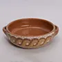 Handmade Ceramic Serving Plate – Food-Safe Handmade Mosaic Art Design