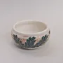Handmade Ceramic Hosting Snack Plate with Mosaic Art Finish