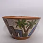 Handmade Ceramic Table Plate – Food-Safe with Mosaic Art Finish
