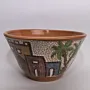Handmade Ceramic Table Plate – Food-Safe with Mosaic Art Finish