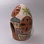 Ceramic Aroma Burner - Mosaic Art Handmade Design - 10x12x10 cm thumbnail