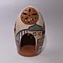 Ceramic Aroma Burner - Mosaic Art Handmade Design - 10x12x10 cm thumbnail