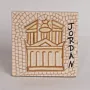 Handmade Ceramic Cup Coasters Set – Mosaic Art Design – 10x10 cm