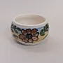 Handmade Ceramic Hosting Snack Plate with Artisan Mosaic Art Finish