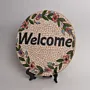 Handmade Ceramic Decorative Plate for Wall Hanging or Stand - Ø25 cm thumbnail