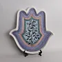 Handmade Ceramic Hand-Shaped Serving Plate – Mosaic Art – 35 cm