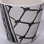 Ceramic Coffee Cup - Food-Safe Handmade Mosaic Art Design - 9x10x9 cm thumbnail
