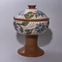 Handmade Ceramic Hospitality Serving Tray with Mosaic Art Finish