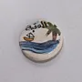 Handmade Ceramic Souvenir Magnet – Mosaic Art Handmade Finish – 5 cm