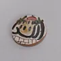 Handmade Ceramic Art Magnet with Mosaic Design – 5 cm Decorative Piece