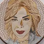 Handmade Ceramic Portrait Wall Plate - Custom Illustration - Ø30 cm thumbnail