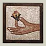 Handmade Natural Stone Mosaic Cup Coasters Set – 10x10 cm