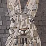 Handmade Custom Natural Stone Mosaic Wall Art Panel – 100 x 120 cm