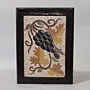 Handmade Ceramic Hanging Wall Plaque with Wooden Frame – 25x15 cm