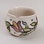 Glazed Ceramic Cigarette Holder - Artisan Handmade Finish - 10x4x10 cm thumbnail