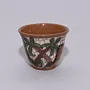 Ceramic Coffee Cup - Food-Safe Handmade Mosaic Art Design - 7x7x7 cm thumbnail